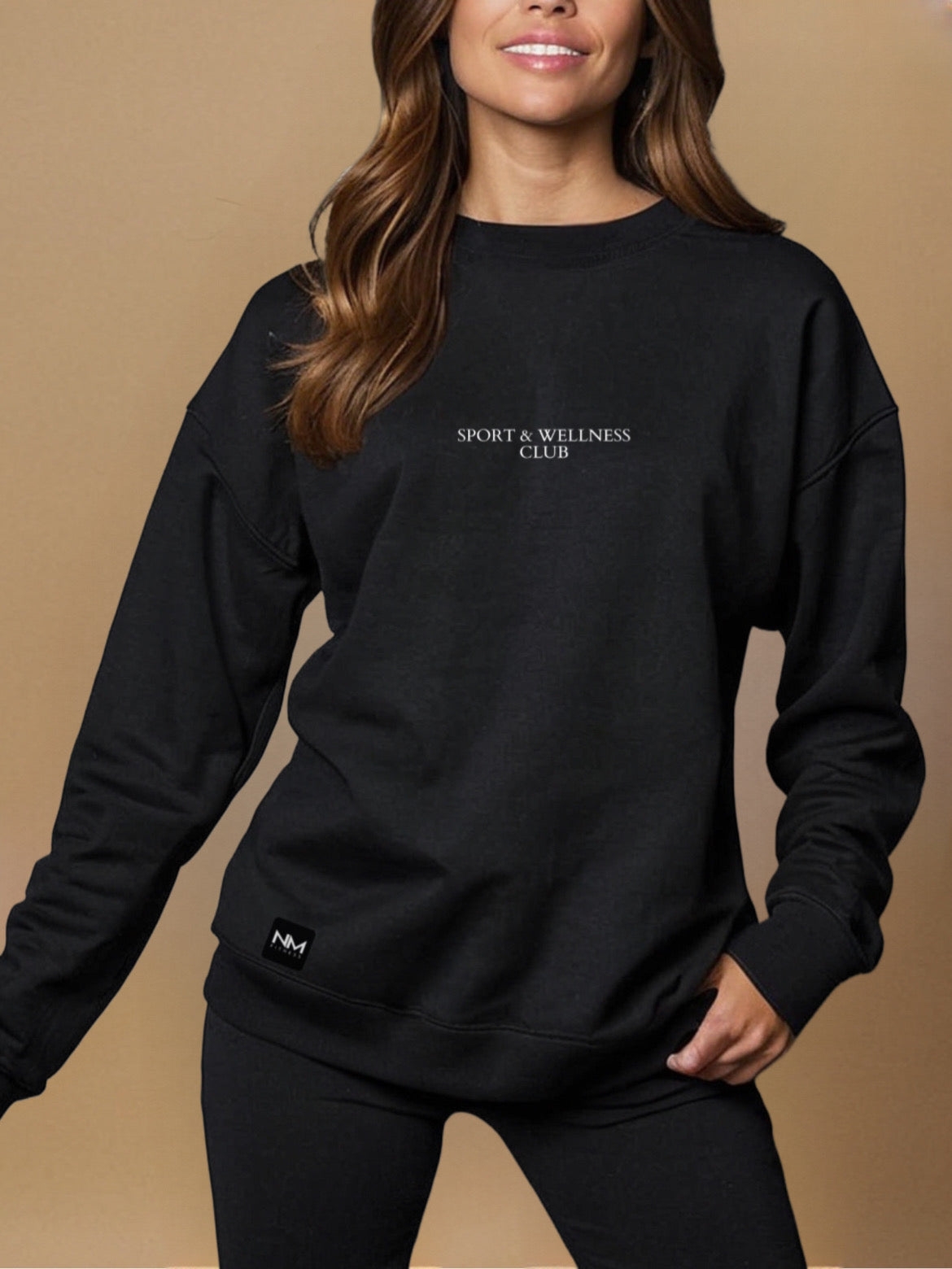 NM Wellness Sweatshirt Black