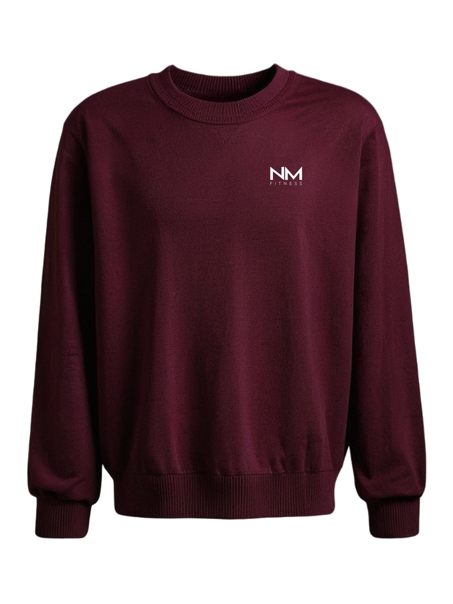 NM Classic Sweatshirt Wine.