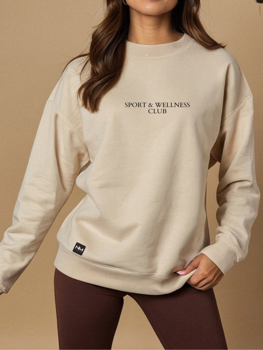 NM Wellness Sweatshirt Beige