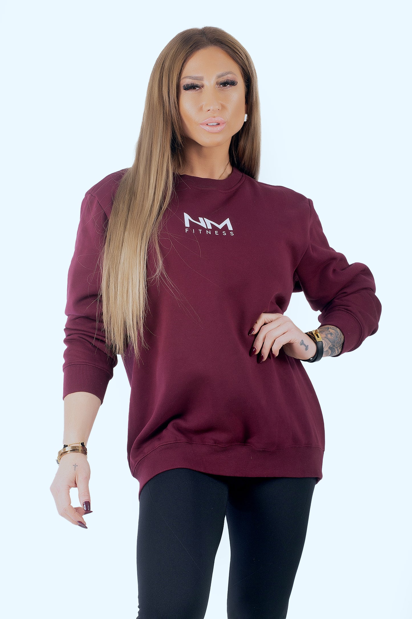 NM Sport Sweatshirt Wine