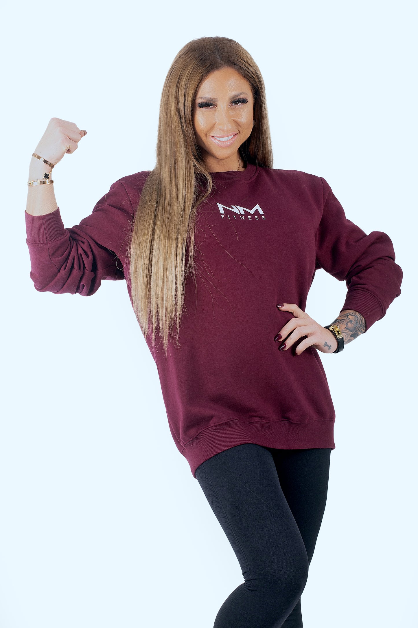 NM Sport Sweatshirt Wine