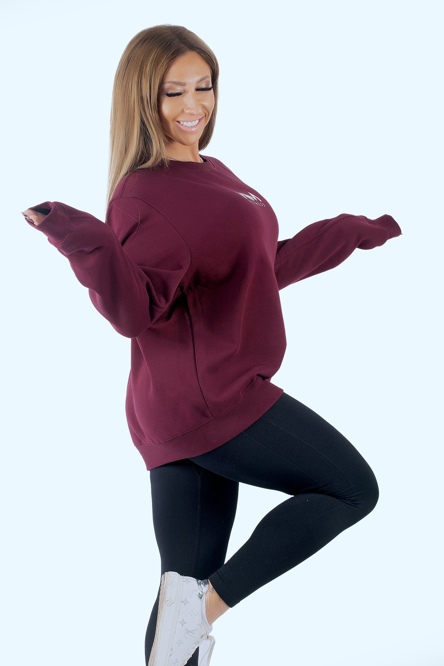 NM Sport Sweatshirt Wine