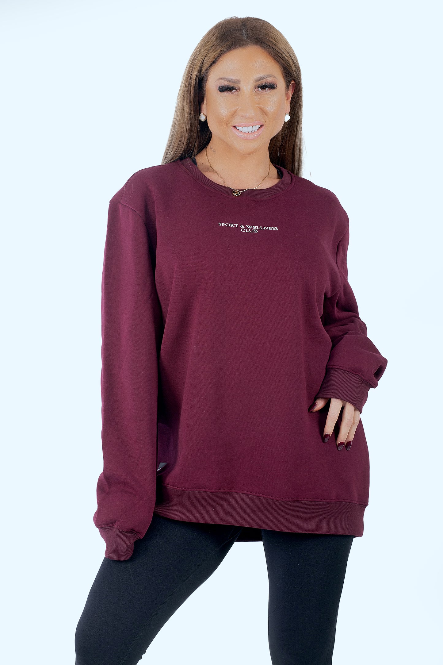 NM Wellness Sweatshirt Wine