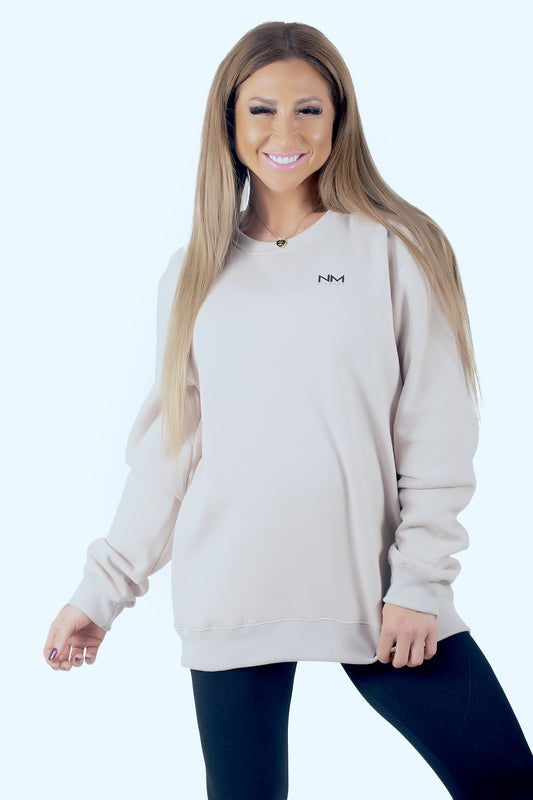 NM Classic Sweatshirt Beige.